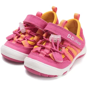 D.D.Step Batikolt-pink-narancs kislány nyitott cipő 