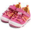 D.D.Step Batikolt-pink-narancs kislány nyitott cipő 