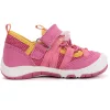 D.D.Step Batikolt-pink-narancs kislány nyitott cipő 