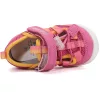 D.D.Step Batikolt-pink-narancs kislány nyitott cipő 