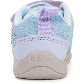 D.D.Step Szíves világoskék kislány cipő