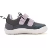 D.D.Step Barefoot Nyuszis grafit-lila kislány sportcipő