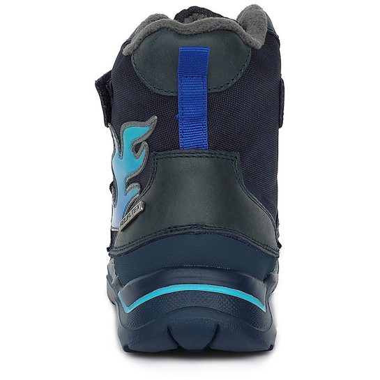D.D.Step Lángcsóvás kék Aqua-tex bélelt baba cipő