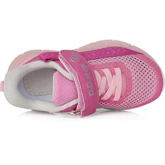 Rózsaszín-fukszia LED fényű sportcipő