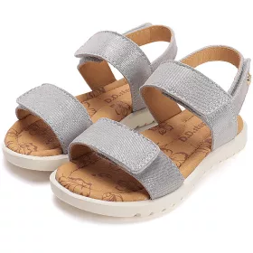 D.D.Step Ezüst pillekönnyű lány szandál 