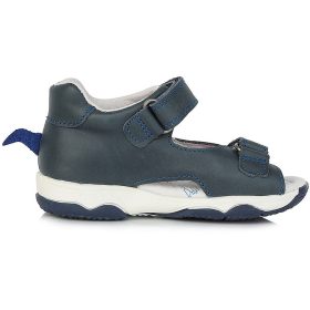 D.D.Step Dínós éjkék kisfiú szandál