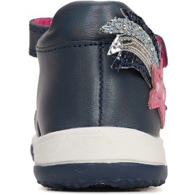 D.D.Step Csillagos sötétkék LED fényű baba szandál