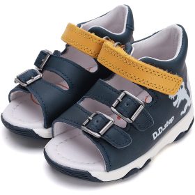 D.D.Step Farkasos sötétkék színváltó baba szandál