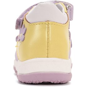 D.D.Step Virágos lila zártorrú kislány szandál