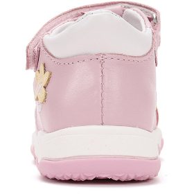 D.D.Step Virágos rózsaszín zártorrú kislány szandál