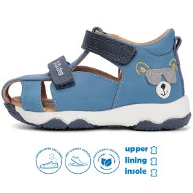 D.D.Step Macis kék zártorrú kisfiú szandál