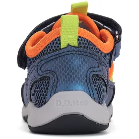 D.D.Step Kék-sárga zártorrú Quick Dry kisfiú szandál