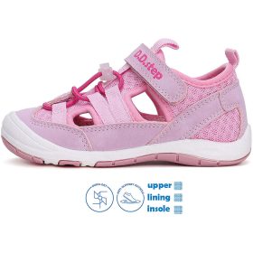 D.D.Step Puncs-mályva zártorrú kislány szandál