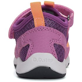 D.D.Step Lila-narancs zártorrú kislány szandál