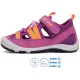 D.D.Step Lila-narancs zártorrú Quick Dry kislány szandál