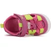 D.D.Step Pink-sárga zártorrú Quick Dry kislány szandál
