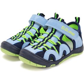 D.D.Step Kék-sárga zártorrú kisfiú szandál