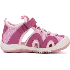 D.D.Step Pink-puncs zártorrú kislány szandál