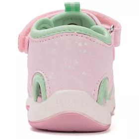   D.D.Step Szivárványos puncs-menta zártorrú kislány szandál