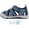 D.D.Step Lábnyomos kék zártorrú Quick Dry kisfiú szandál