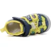 D.D.Step Autós kék-sárga zártorrú Quick Dry kisfiú szandál