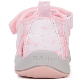   D.D.Step Virágos puncs zártorrú Quick Dry kislány szandál