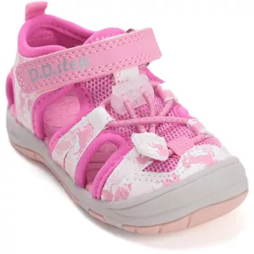   D.D.Step Unikornis pink zártorrú Quick Dry kislány szandál