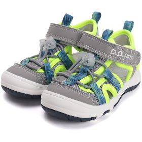   D.D.Step Batikolt-szürke zártorrú Quick Dry kisfiú szandál