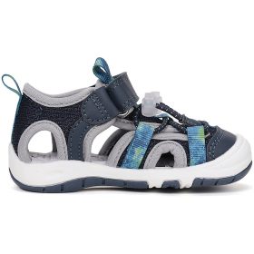   D.D.Step Batikolt-sötétkék zártorrú Quick Dry kisfiú szandál