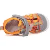 D.D.Step Batikolt-narancs-szürke zártorrú Quick Dry kisfiú szandál