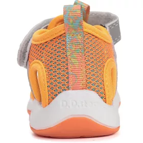   D.D.Step Batikolt-narancs-szürke zártorrú Quick Dry kisfiú szandál