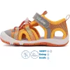 D.D.Step Batikolt-narancs-szürke zártorrú Quick Dry kisfiú szandál