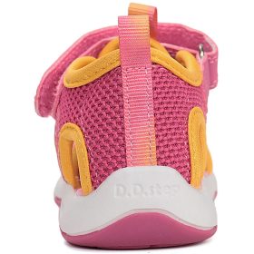   D.D.Step Batikolt-pink-narancs zártorrú Quick Dry kislány szandál