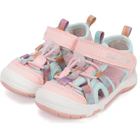   D.D.Step Batikolt-rózsaszín-menta zártorrú Quick Dry kislány szandál