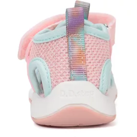   D.D.Step Batikolt-rózsaszín-menta zártorrú Quick Dry kislány szandál