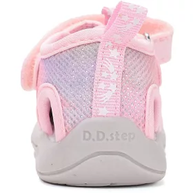   D.D.Step Batikolt rózsaszín zártorrú Quick Dry kislány szandál
