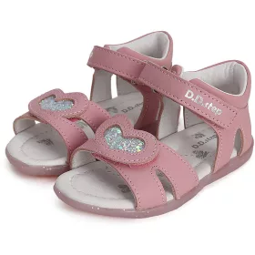 D.D.Step Szíves rózsaszín kislány szandál