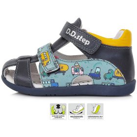 D.D.Step Járműves zártorrú kisfiú szandál