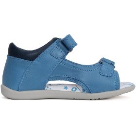 D.D.Step Leopárdos kék kisfiú szandál