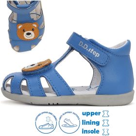 D.D.Step Macis kék zártorrú kisfiú szandál