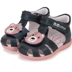 D.D.Step Macis sötétkék zártorrú kislány szandál