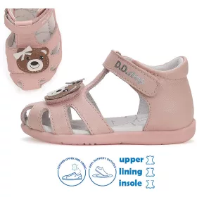 D.D.Step Macis rózsaszín zártorrú kislány szandál