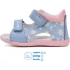 D.D.Step Margarétás világoskék kislány szandál