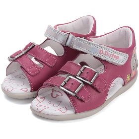 D.D.Step Koalás sötétrózsaszín kislány szandál