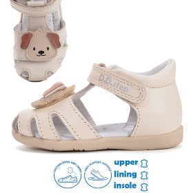 D.D.Step Kutyás bézs zártorrú unisex szandál