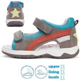 D.D.Step Csillagos barna baba szandál