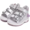 D.D.Step Nyuszis ezüst kislány szandál