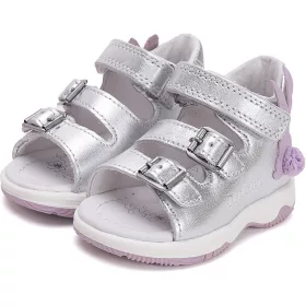 D.D.Step Nyuszis ezüst kislány szandál