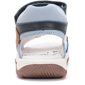 D.D.Step Csillagos kék-barna kisfiú szandál