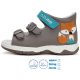 D.D.Step Rókás cappuccino-türkiz kisfiú szandál